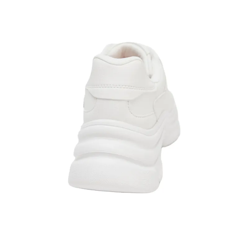 ZARA Low Top Chunky Sneakers Women's White-3
