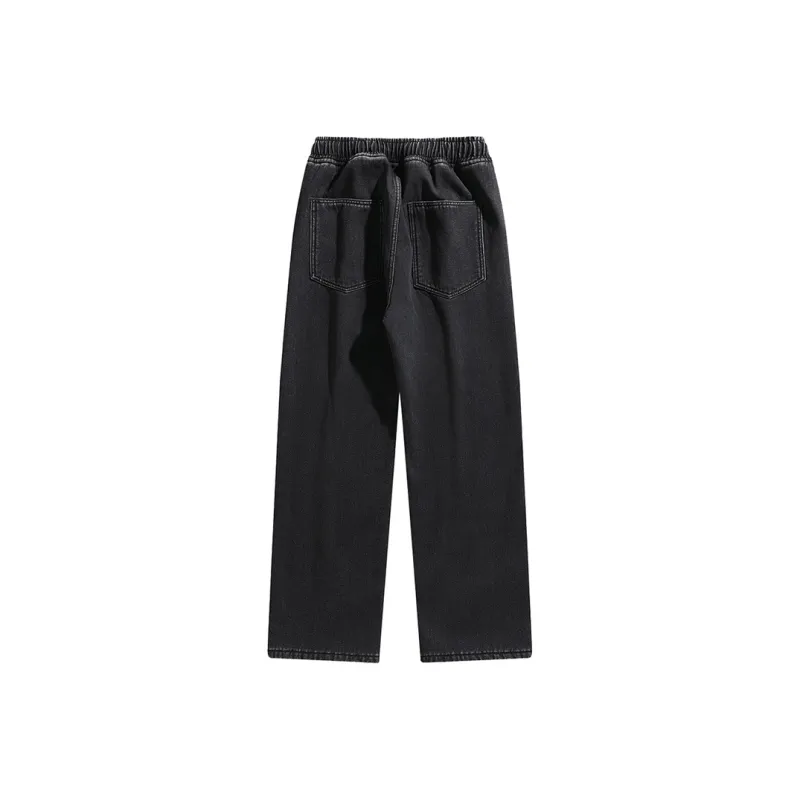 SNOW FLYING Jeans Unisex Black-1