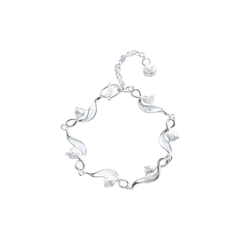 AITAO 990 Silver Pure Silver Bracelets Women's-0