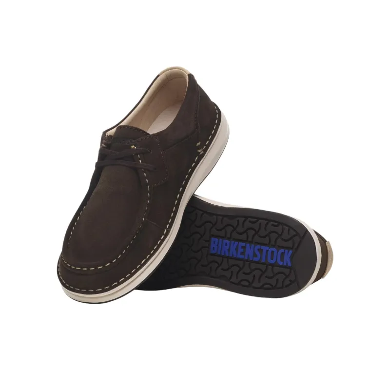 Birkenstock Pasadena Low Top Casual Shoes Unisex Mocha Regular Loose Fit-4