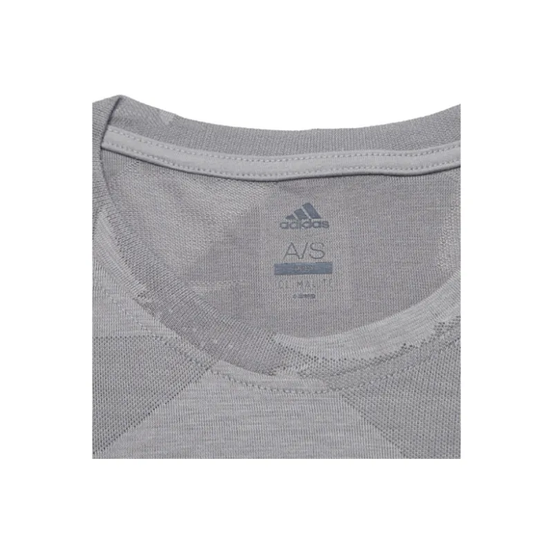 Adidas T Shirts Men Gray-2