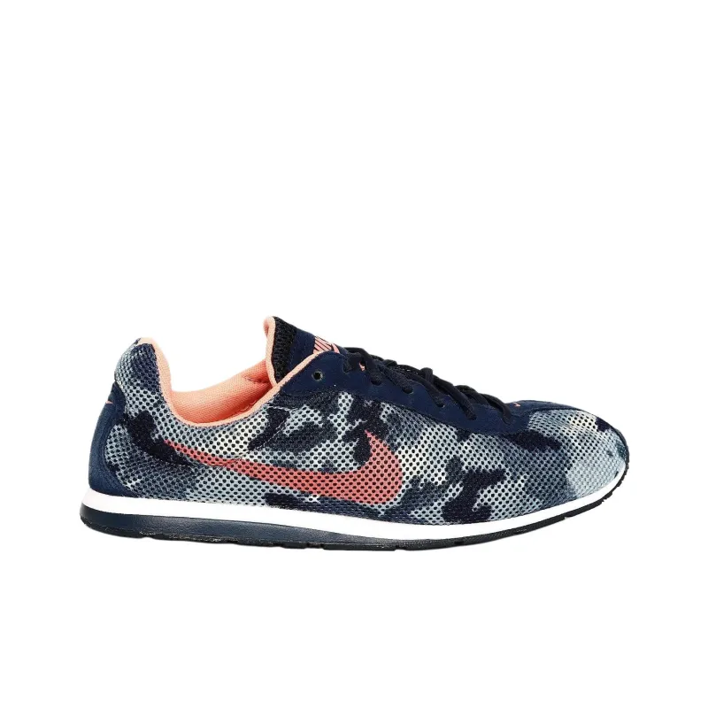 Nike LITTLE RUNNER PRINT Anti Slip Wear Resistant Low Top Casual Running Shoes Women's Blue-1