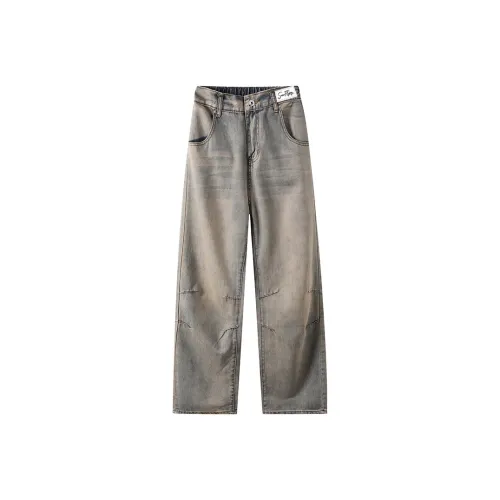 SNOW FLYING Jeans Women's Yellow Mud