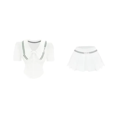 Udon House Two Piece Skirt Sets Women
s