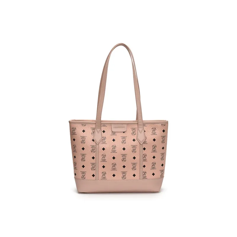 Miss Angel PU Tote Bag, Shoulder Bag Regular Women's Khaki/Pink/Brown/Black-6