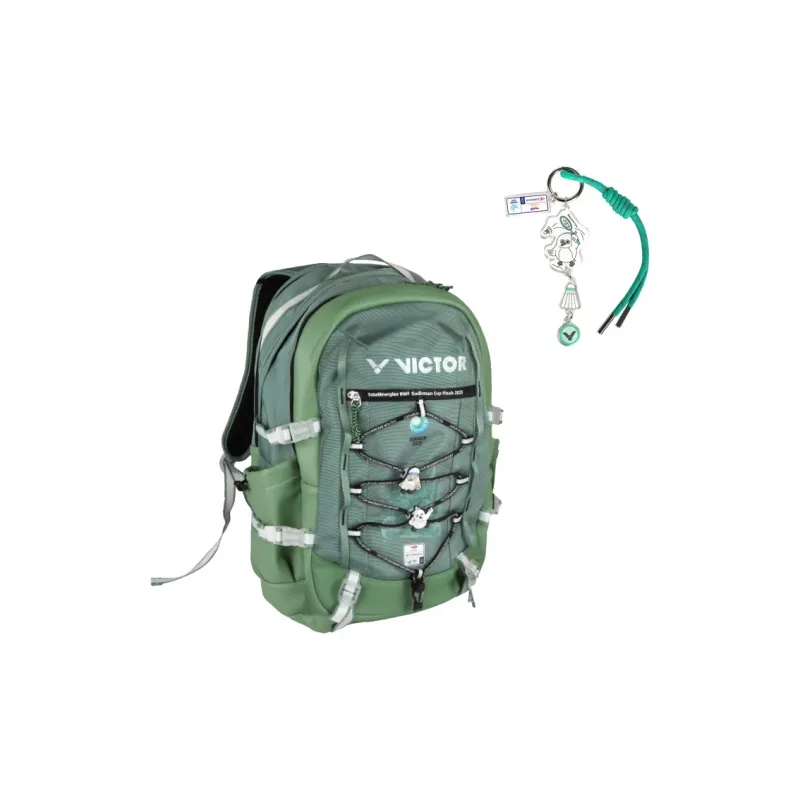 VICTOR Sudan Cup Collection Badminton Racket Bags Backpack Granite Green Unisex-7