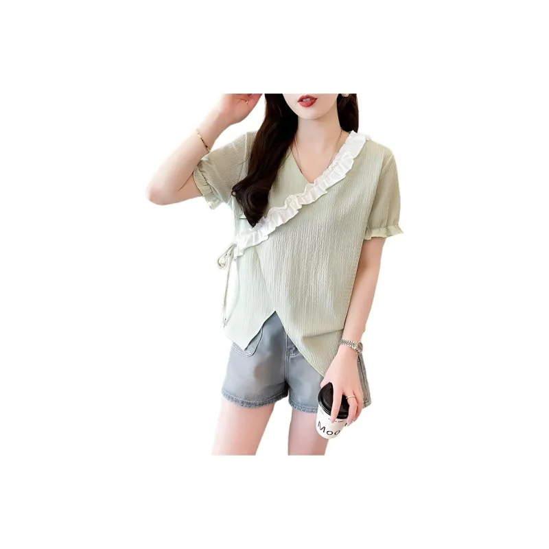 Flowers In Water Regular T Shirt Women's-6