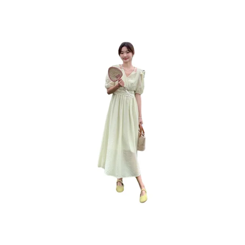 TEME Short Sleeved Dress Women's-4