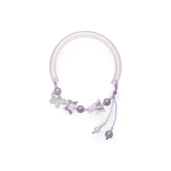 Cuiya Golden Building Natural Chalcedony Bracelets Women's