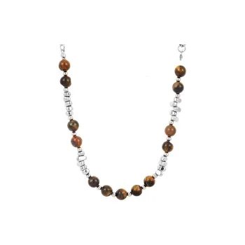 ALIEN BANG Tiger's Eye Stone Necklaces Men's