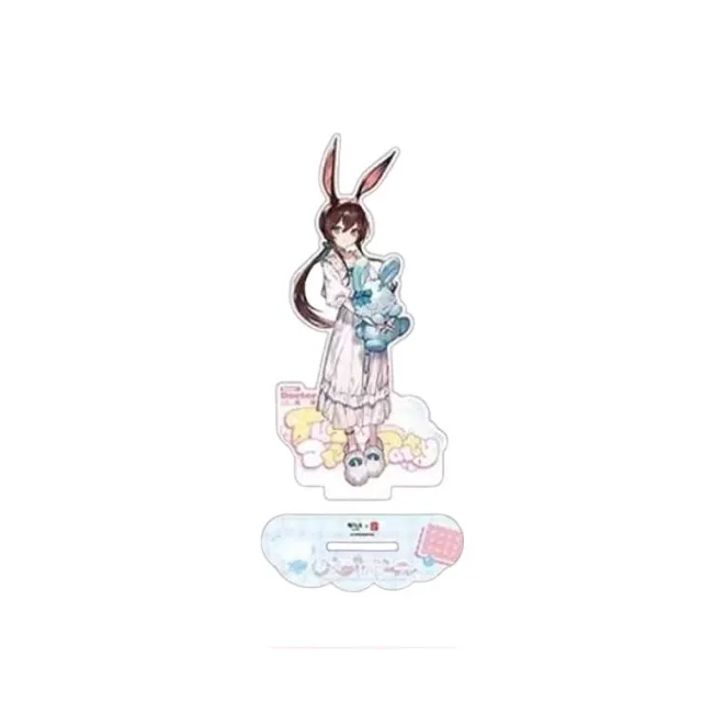 MINISO x Arknights Eyjafjalla, Angel, Amiya, Aqua Moon, Yu Velvet Dream Fantasy Conference Acrylic Stands-0