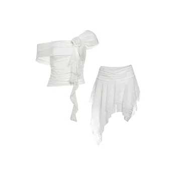 Aghr Two Piece Skirt Sets Women's