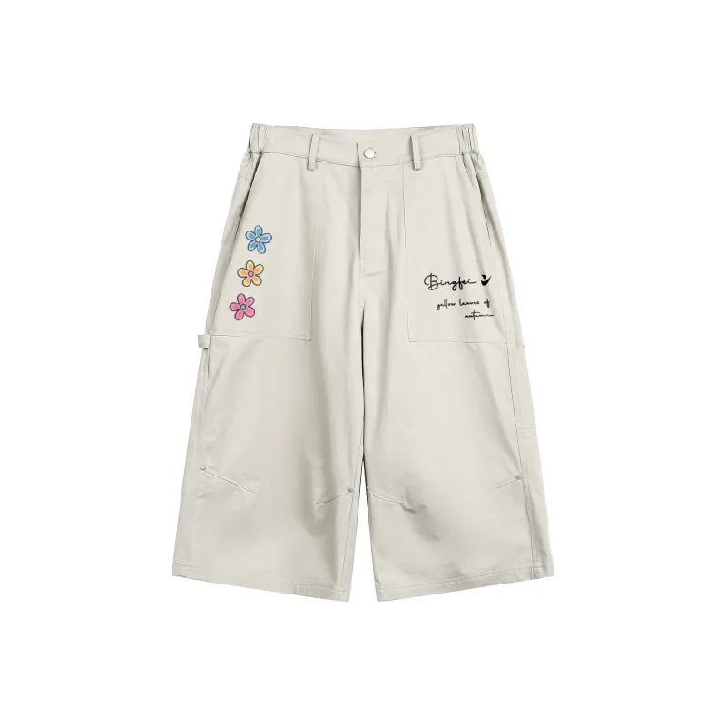 Ice flying Cargo Shorts Unisex-14