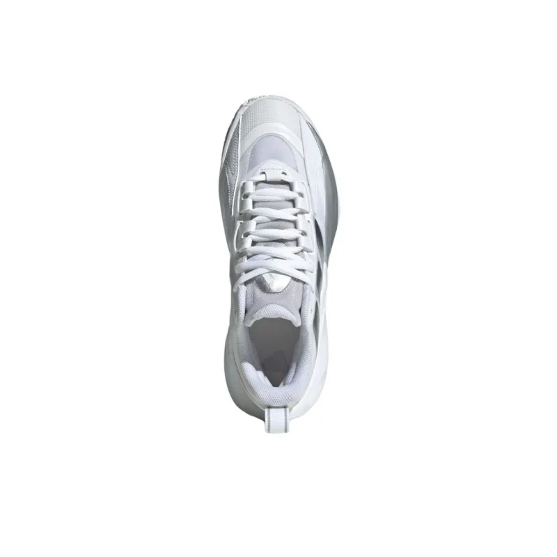 Adidas Slip Resistant Low Top Basketball Shoes Men's White-4