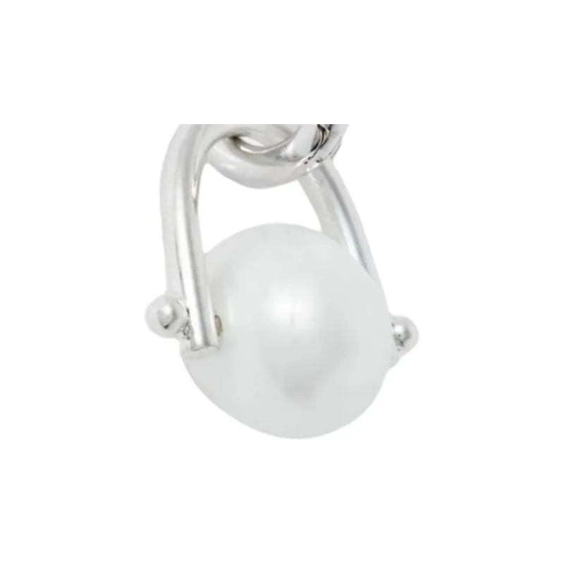 Loren Stewart Pearl Earrings Unisex White-2