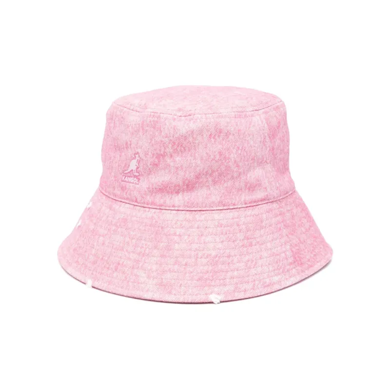 KANGOL Washed denim Bucket Hat-0