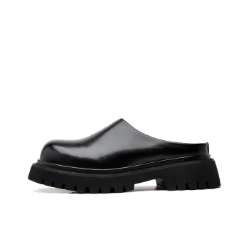 MADALLO Rubber Sole Abrasion Resistant Slip Resistant Closed Toe Slippers Men's