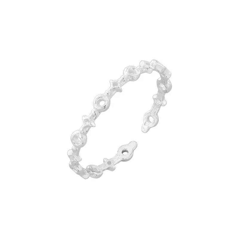 WEST ISLAND 925 Sterling Silver Rings Women's-0