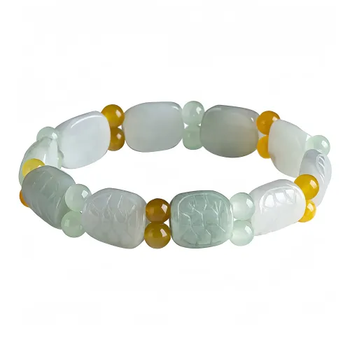 Noritake Glutinous Jade Jadeite Bracelets Unisex