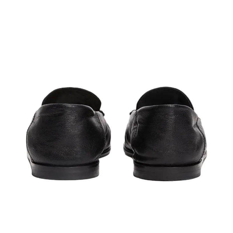 Tommy Hilfiger TH Monogram Loafers 1cm Women's Black-4