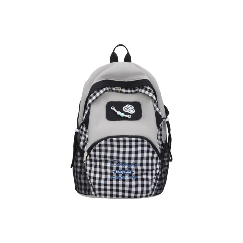 WICKBUEN Nylon Backpack Women's Burgundy/Black/Khaki/Purple-0