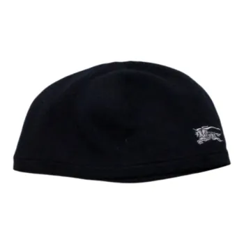 Burberry Logo Embroidered Ribbed Beanie