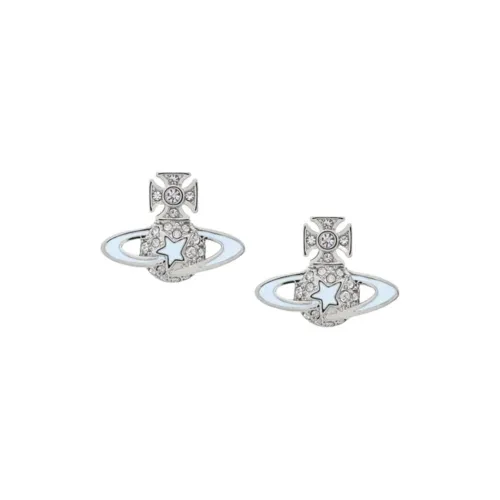 Vivienne Westwood Brass Earrings Women's Silver