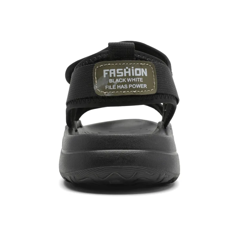 Ignition Beach Sandals Men White/Black/Green-17