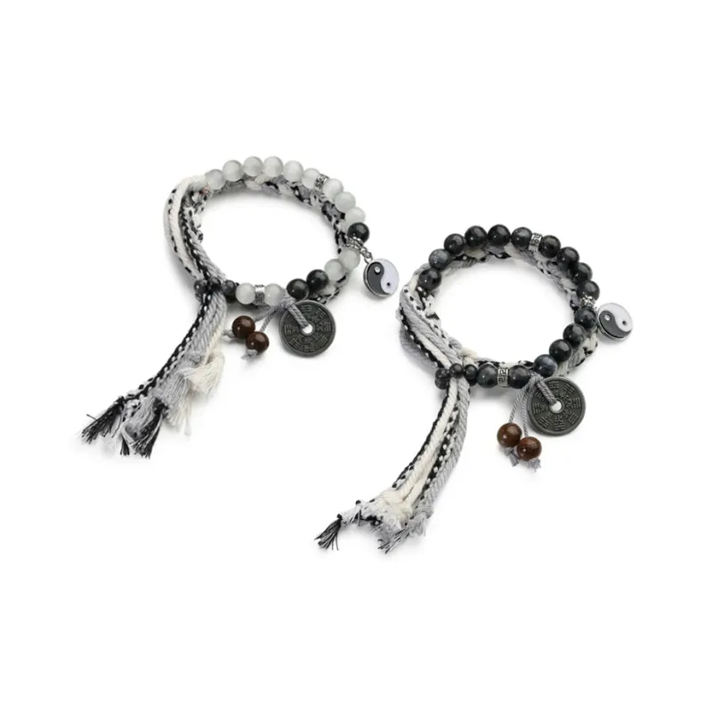 Inkopper Fabric Rope Bracelets Unisex-5