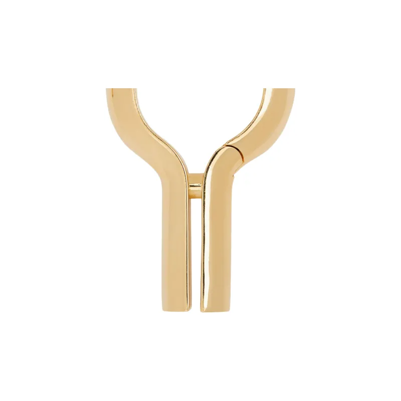 Burberry Gold Plated Earrings Women's Gold-1