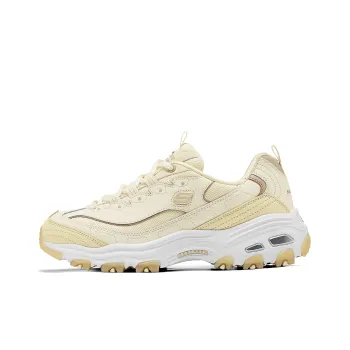Skechers Anti Slip Wear Resistant Low Top Chunky Sneakers Women's Light Yellow