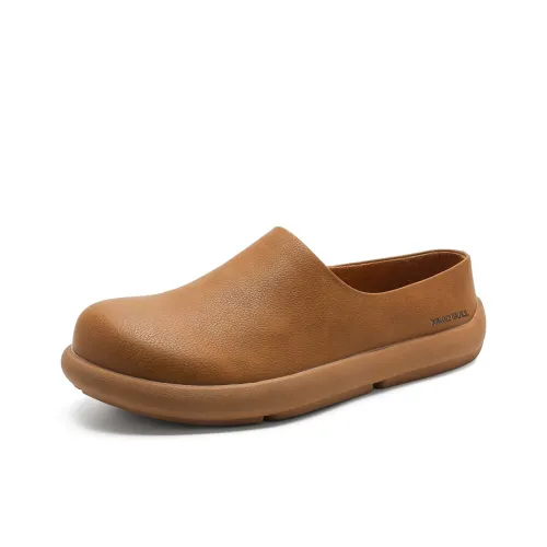XIMO BULL Rubber Sole Slip Resistant Closed Toe Slippers Men's