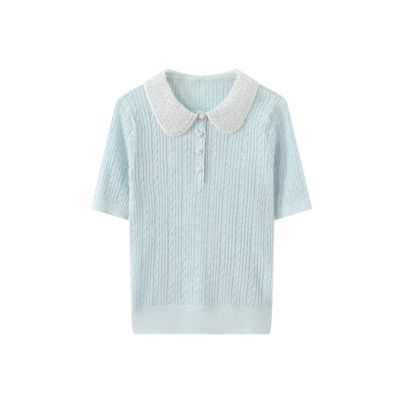 Fish rabbits Knitwear Women's Blue-0