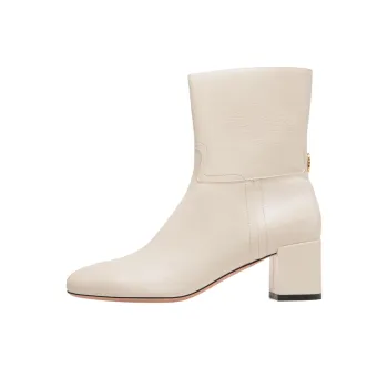 BALLY Ankle Boots Women's White