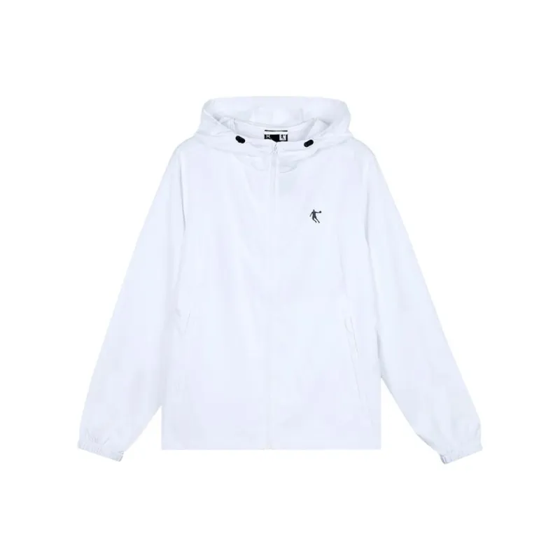 QIAODAN Trench Coat Women's Jordan White-0