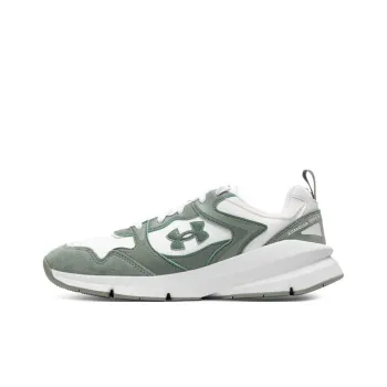 Under Armour Slip Resistant Low Top Casual Shoes Unisex White Green