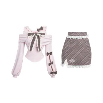 AFGGD Two Piece Skirt Sets Women's