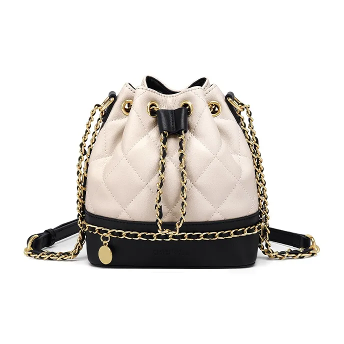 CinvaiKrose Shoulder Bags White Diamond Pattern-0