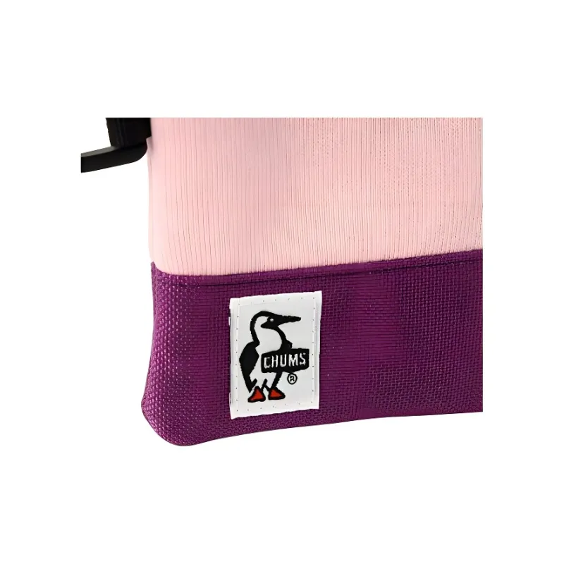 CHUMS Cotton Polyester And Nylon Blend Coin Purse Unisex Pink Multicolor Grape-4