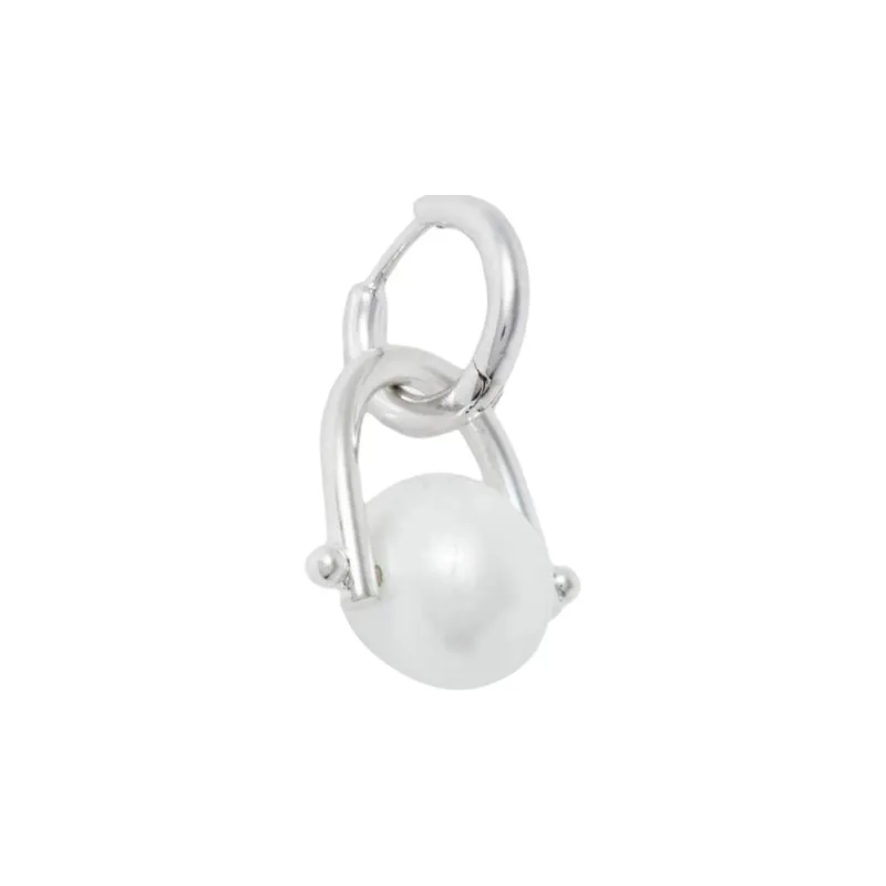 Loren Stewart Pearl Earrings Unisex White-0