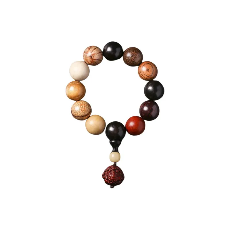 HANCANG Zabelia Biflora Wooden Bracelets Unisex-0