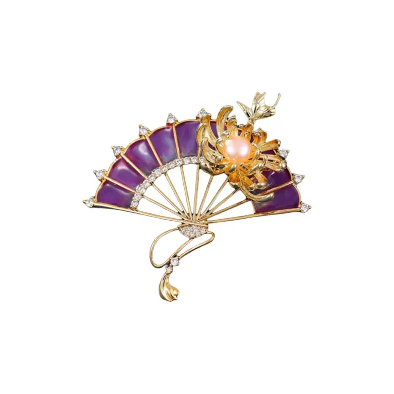 Yamaichi Maru Copper Brooches Women's-3