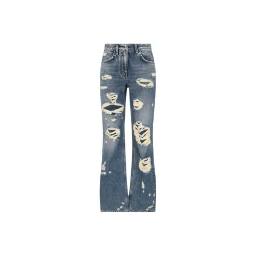 Givenchy Straight-Leg Distressed Jeans