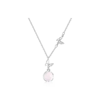 Fortune Gold Chalcedony Jade Necklaces Women's