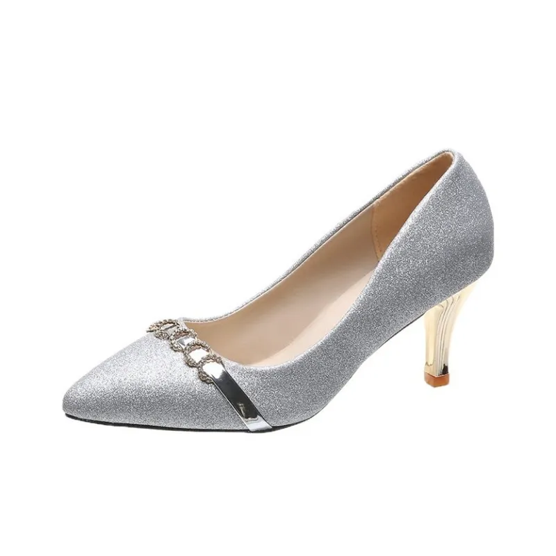 Xingdiman High Heels Women's Gold-9
