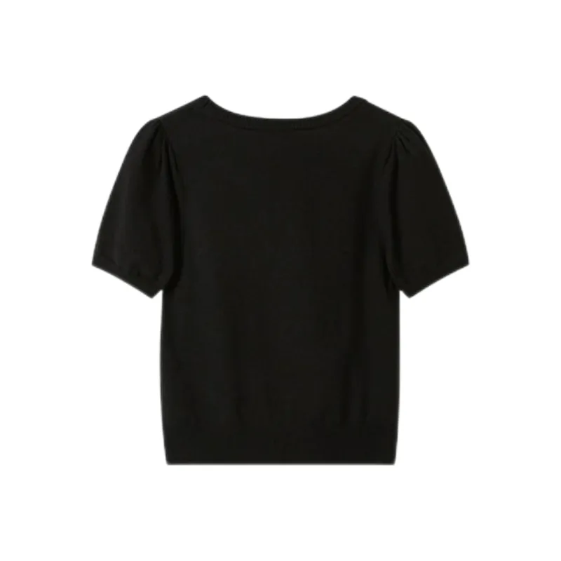 ABBY GODDESS T Shirts Women's Black-1
