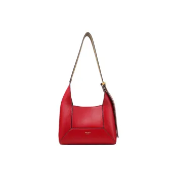 Jimmy Choo Calfskin Shoulder Bag Women's Red