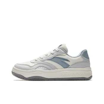 Anta Street Play 2 Anti Slip Wear Resistant Low Top Skateboard Shoes Men's White Blue