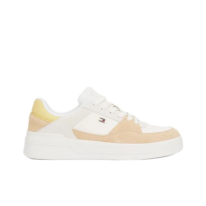 Tommy Hilfiger Trainers Low Top Skateboard Shoes Women's White-1