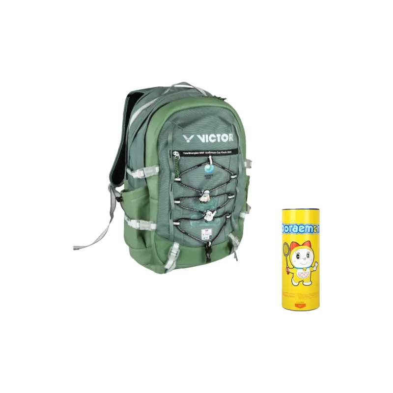 VICTOR Sudan Cup Collection Badminton Racket Bags Backpack Granite Green Unisex-3